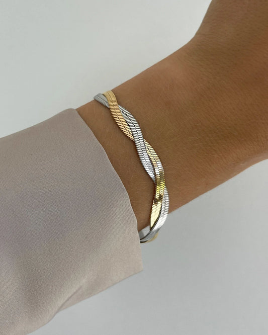 Bracelet torsadé Saphia